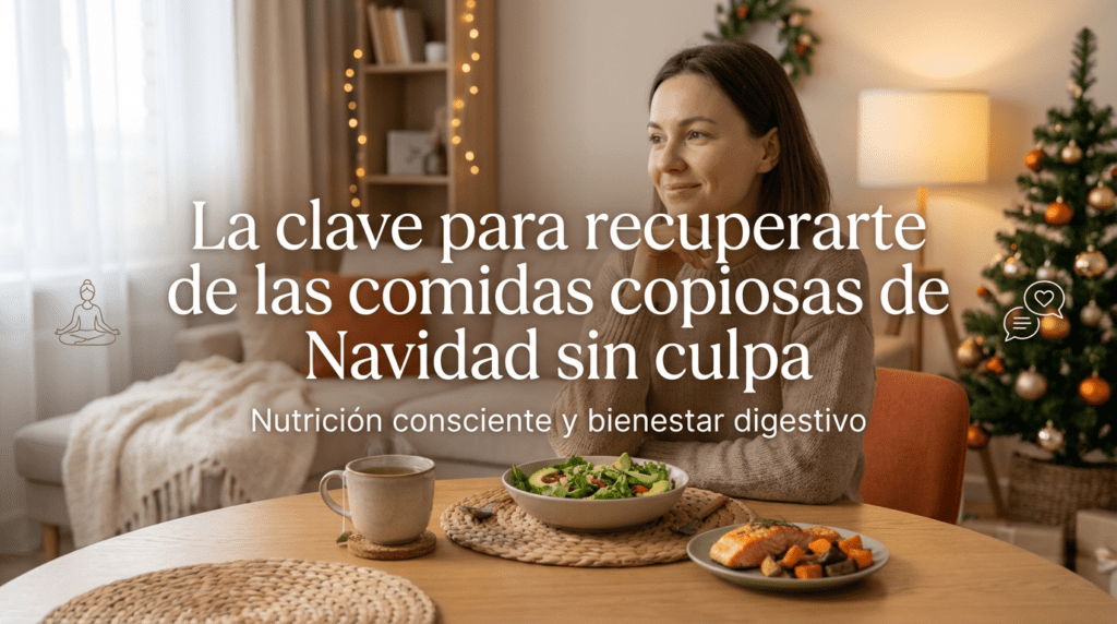La clave para recuperarte de las comidas copiosas de Navidad sin culpa.
